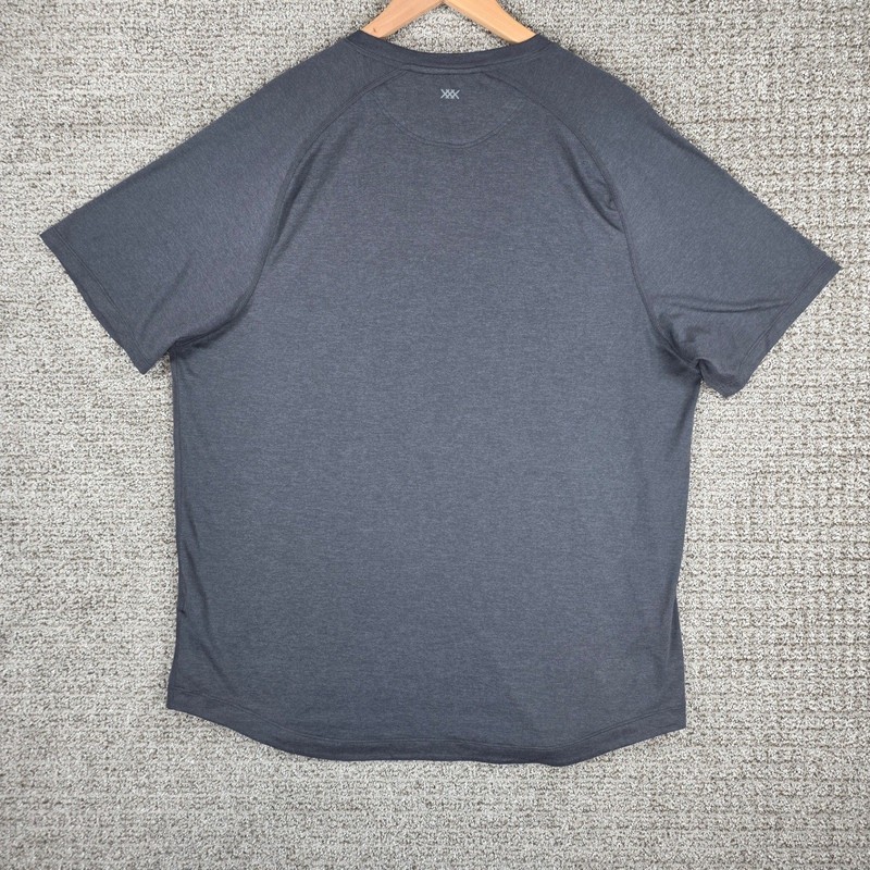 Rhone Mens Atmosphere Tee Short Sleeve Training T-Shirt XL Gray Heather Active gallery
