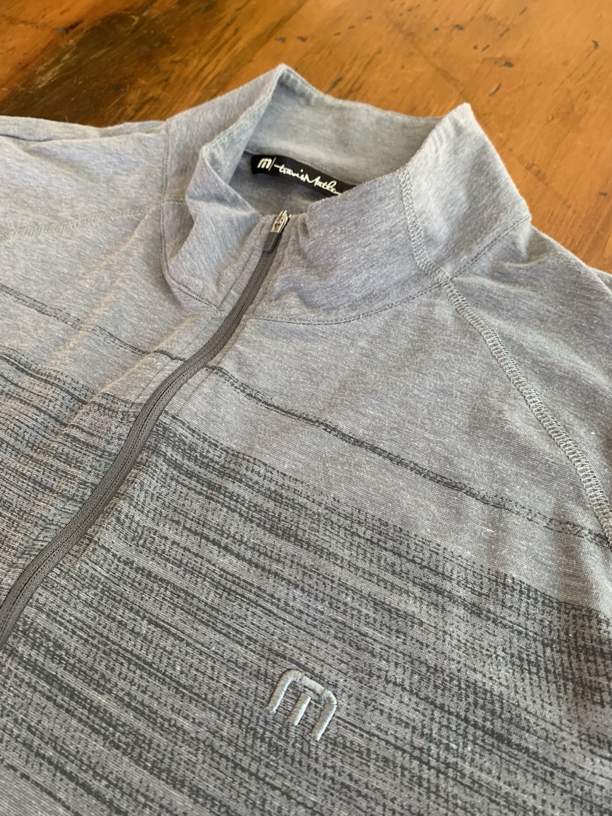Travis Mathew Pullover Gray 1/4 Zip L Golf Performance Stretch Men’s XL gallery
