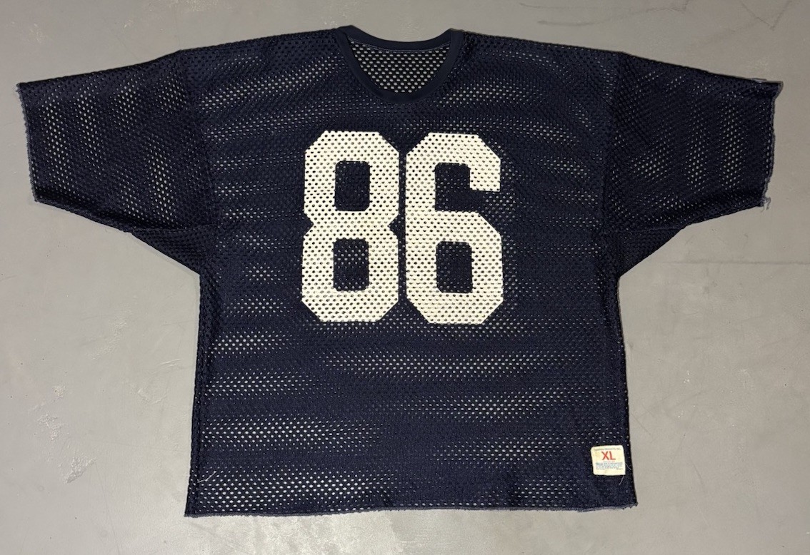 Vintage Champion Football Practice Jersey Mesh 60s 70s Size XL Navy Blue gallery