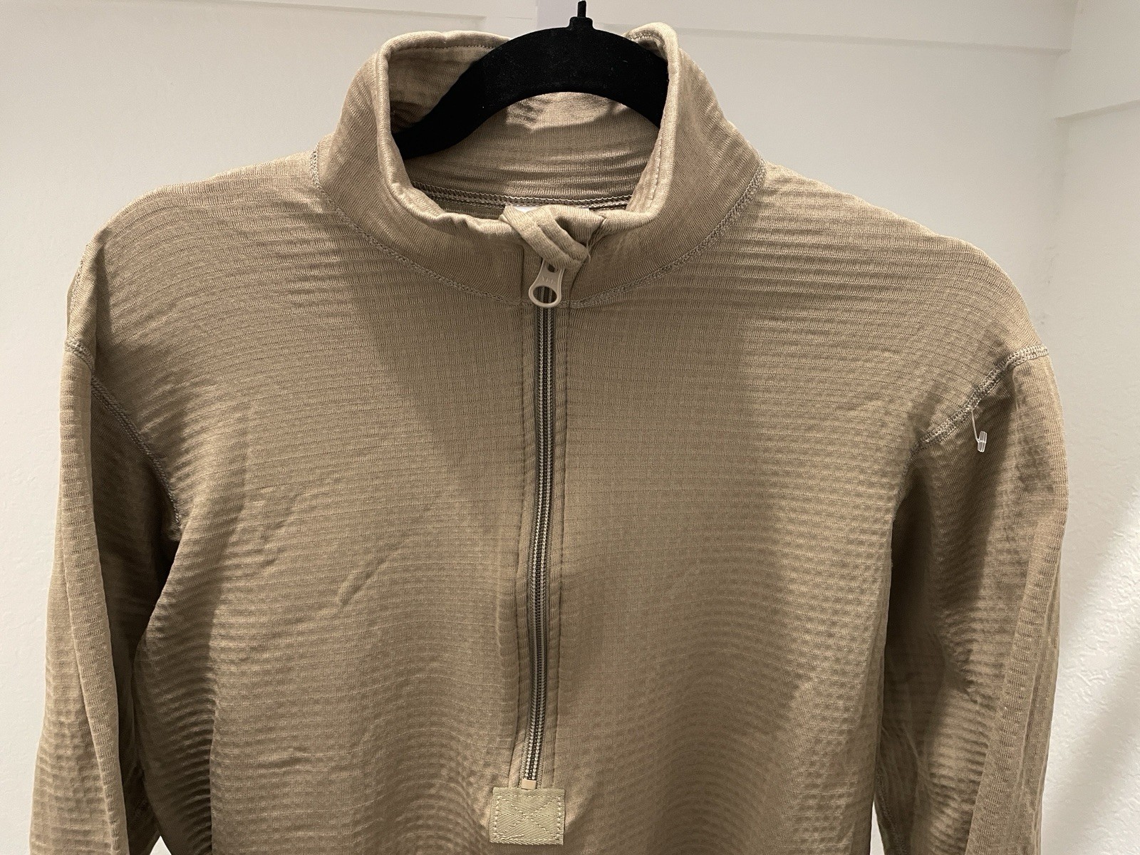 US Military ECWCS Gen III Level 2 Shirt Mens Small Midweight Grid Fleece Waffle gallery