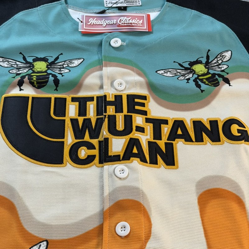Headgear Classics Wu-Tang Clan C.R.E.A.M. Baseball Jersey Activewear Top Men's S gallery