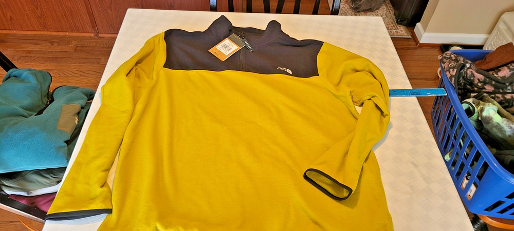 NWT The North Face TKA 100 Glacier 1/4-Zip Pullover for Men XXL