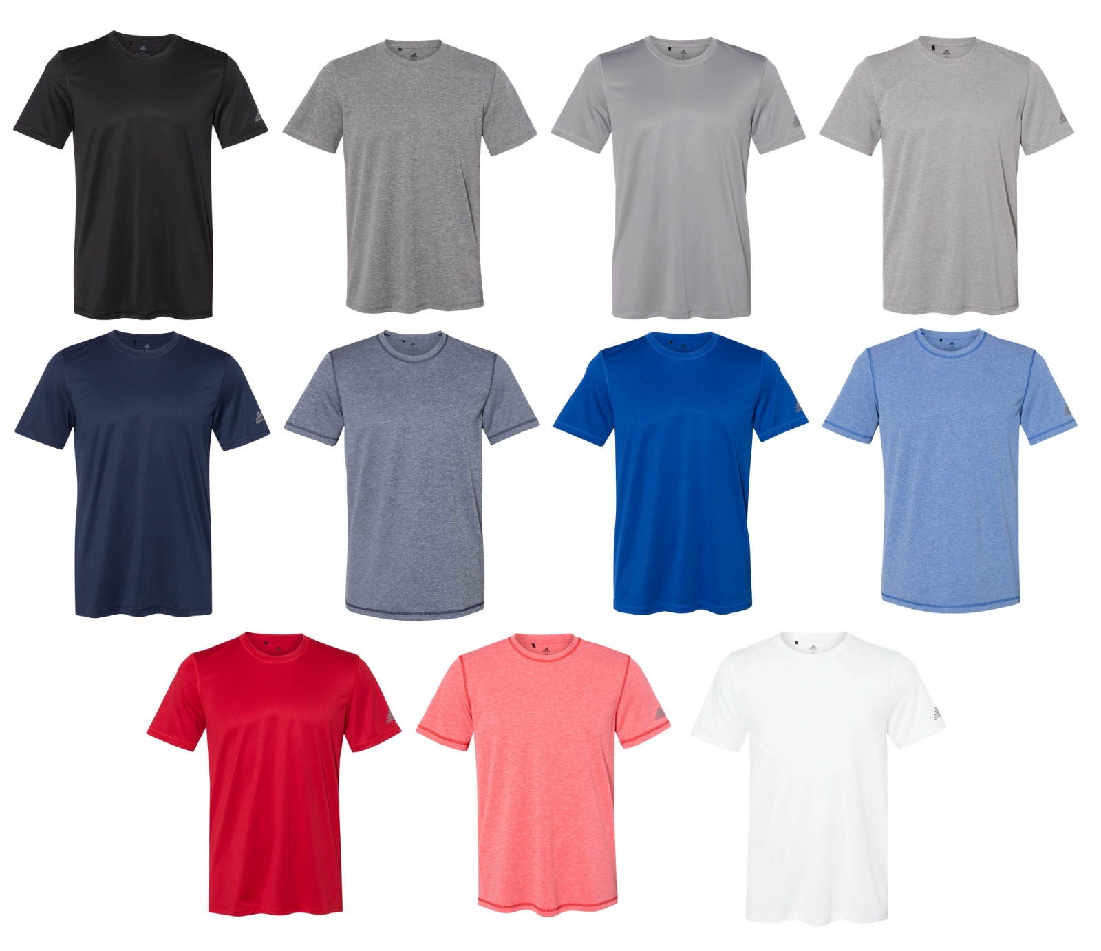 Adidas Athletic T-Shirt - Moisture Wicking - UPF 50+ Protection, Gym Wear gallery