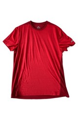 Spalding Dri Power T Shirt Mens XL Red Athletic Performance Tee Moisture Wicking