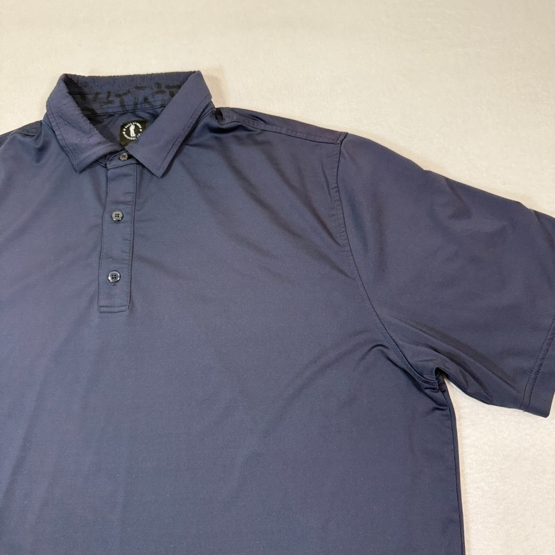 U Suck At Golf Polo Shirt Mens XL Navy Blue USAG Active Tee Outdoor Casual gallery