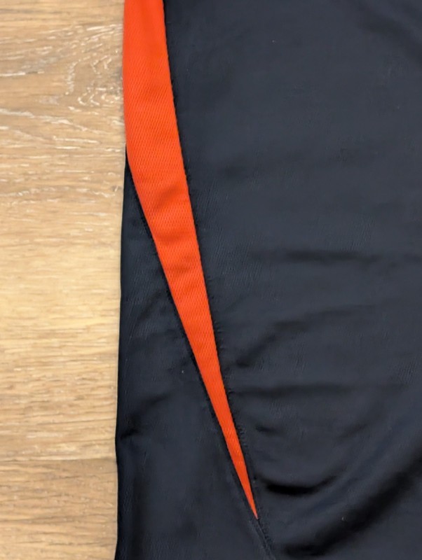 Nike Y2K Embroidered Swoosh Athletic Blue and Orange Crew Neck Tee Men’s Size L gallery