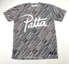 Patta Shirt Mens M ? Boot ? Pink Black White Soccer Jersey Zebra Crest