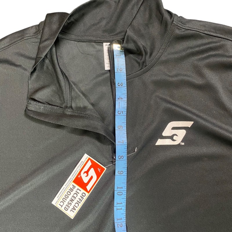 Snap-On Size XXL Performance Quarter Zip Long Sleeve Mens Lightweight Pull over gallery