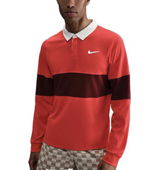 NEW Nike Carlos Alcaraz Rugby Tennis Shirt French Open Size S SMALL Ib8141-696