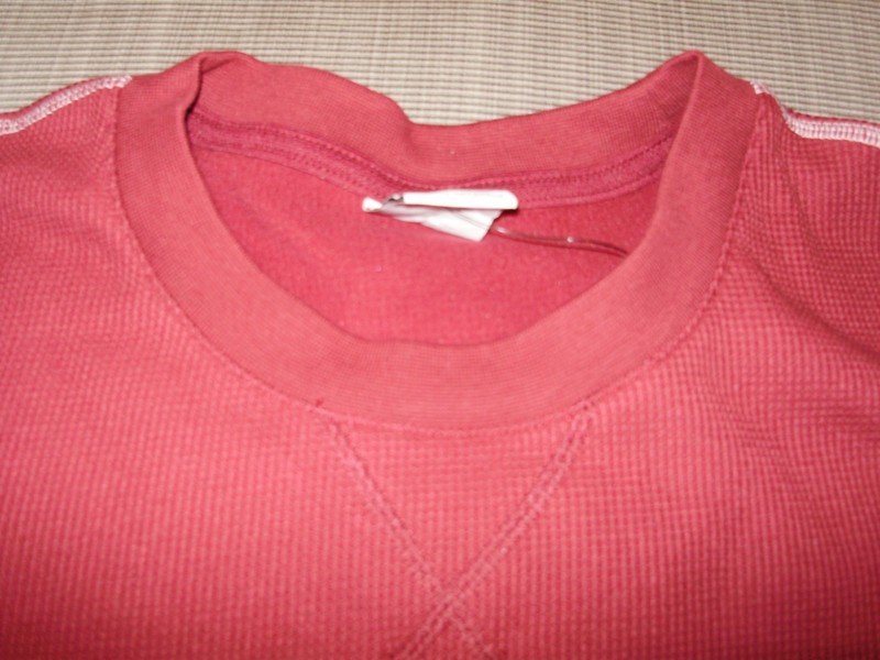 NIKE FJ9547-610 Cardinal White Crew Pullover Fleece L/S Thick Top Men's Large gallery