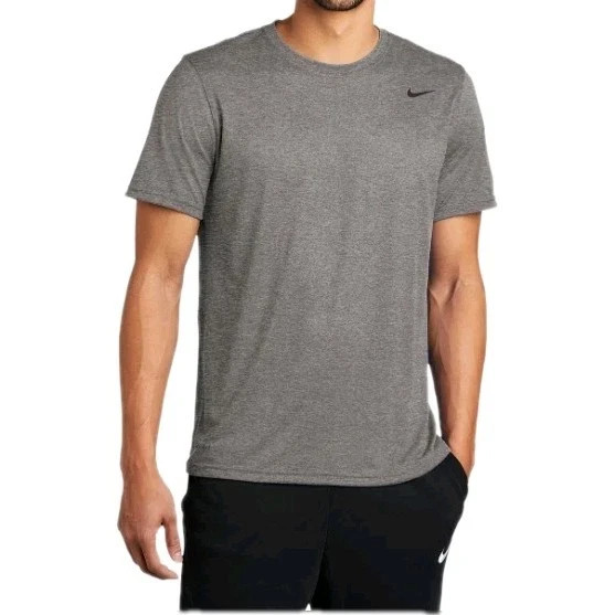 NWOT Nike Men's Dri-Fit Legend T-Shirt Grey SZ S 727982-091 gallery
