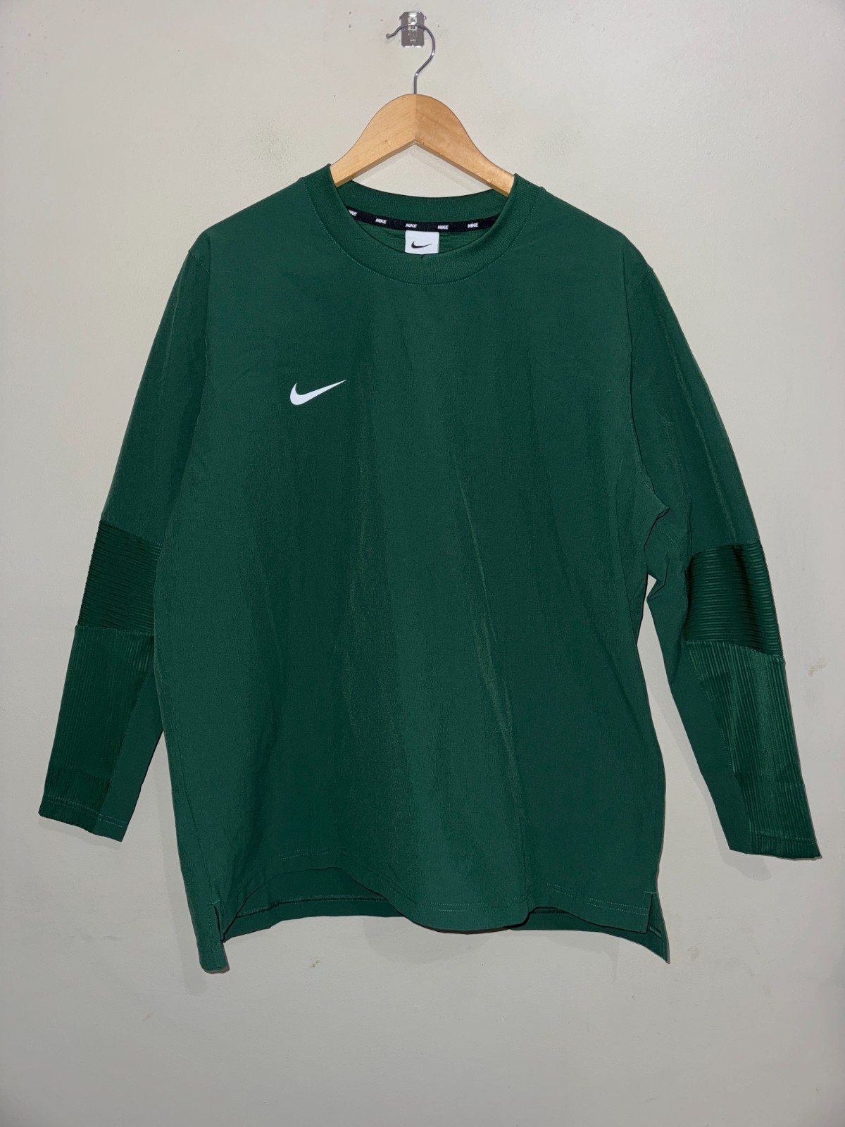 Nike Baseball Dri-FIT Lightweight Player Pullover Green Men's L FD4291-315 NEW gallery
