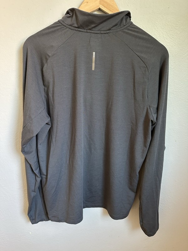 REI Co-Op Quarter Zip Pullover Men’s Medium Gray Performance Stretch Lightweight gallery