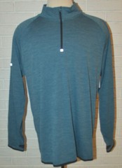 Men’s C9 Champion Teal Long Sleeve 1/4 Zip Soft Pullover Duo Dry Top Sz 2X, 4X