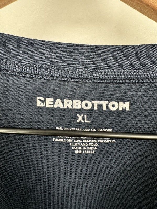 BearBottom Performance Shirt Mens XL Blue Lightweight Stretch Long Sleeve gallery