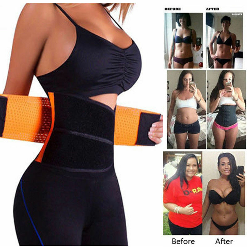 Men&Women Waist Trainer Belts Thermo Shaper Fitness Fajas Slim Belly Wrap gallery