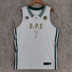 Adidas Drew League Jersey XL White Gold 7 South Central LA Rare 2023 50th