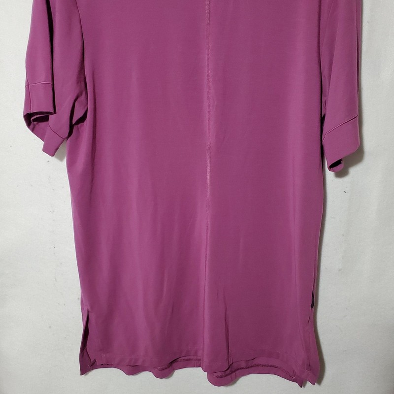 Nike Yoga Dri-FIT Shirt Mens Medium Purple Slim Fit Short Sleeve Athletic Tee gallery