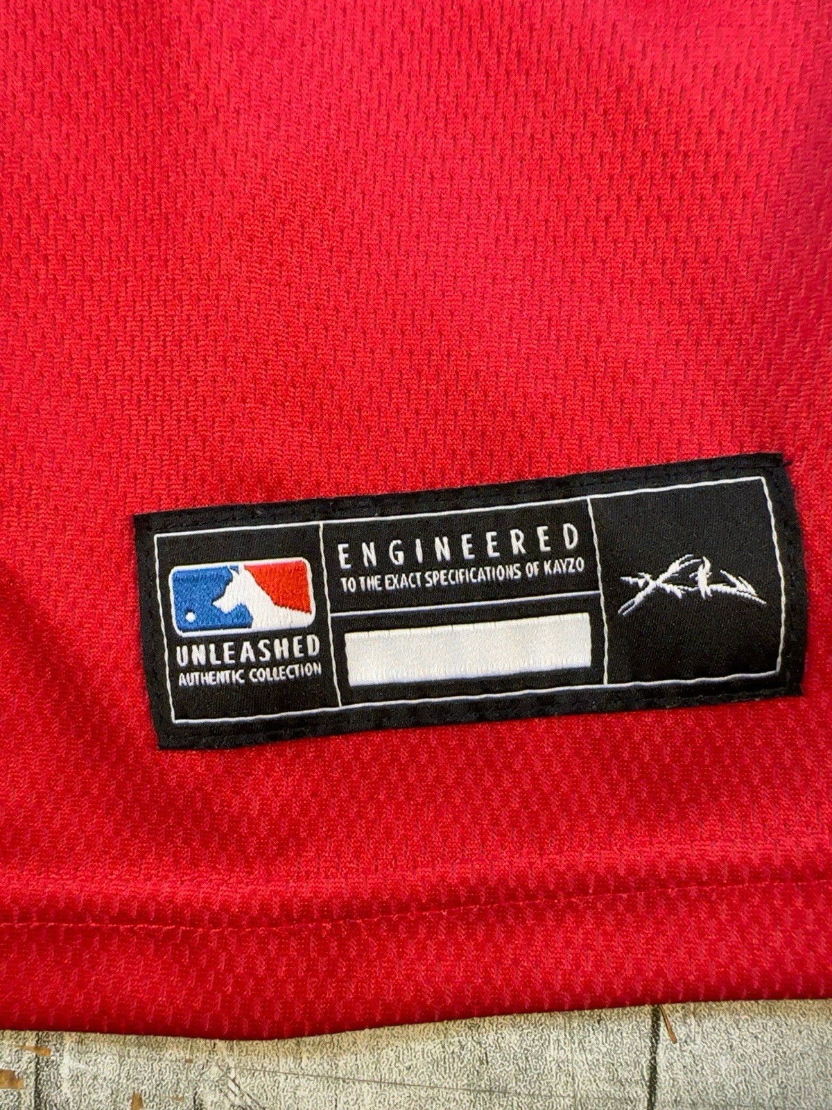 Kayzo Elev808 Designs Baseball Jersey Red Black EDM Rave Festival Size Small gallery