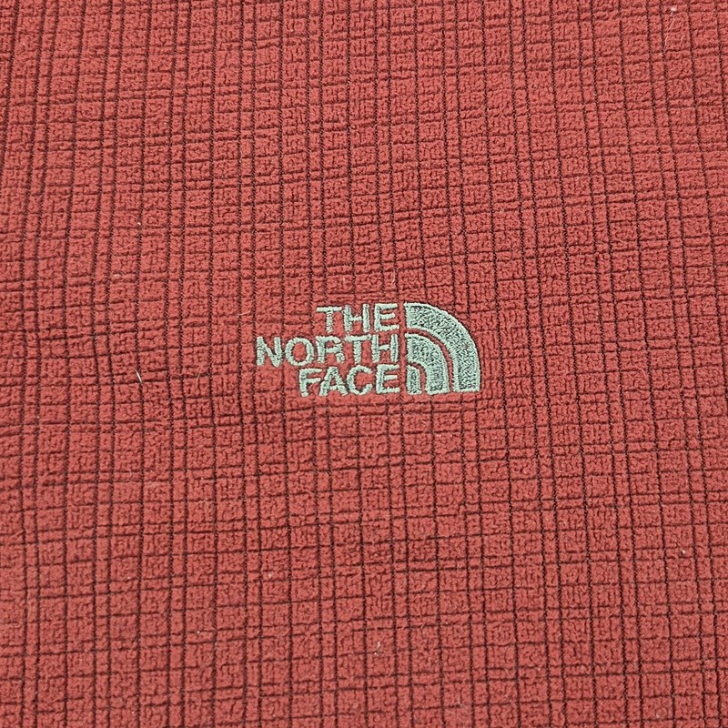Vintage The North Face Pullover Mens Small Red TKA 100 Fleece Quarter Zip 00s gallery