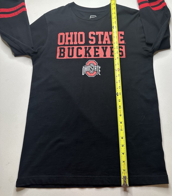Ohio State Buckeyes Mens Long Sleeve Size M 38/40 Black Heavy Tee gallery