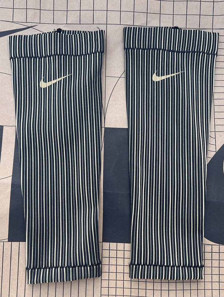 Nike Pro Elite 2023 Calf Sleeves Gold & Black Track & Field CW2689-077 Small