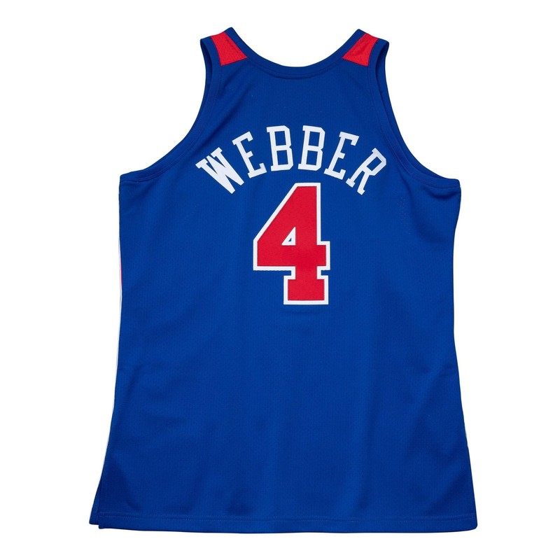 MITCHELL & NESS NBA AUTHENTIC JERSEY WASHINGTON BULLETS 96-97 CHRIS WEBBER gallery