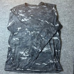 Russell Shirt Mens XL Grey Camo Long Sleeve Dri-Power Warm Base Layer Athletic