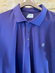 IZOD GOLF POLO SHIRT MEN’S 2XL WITH STRETCH SS PURPLE WINDOW PAINE ⭐️EUC⭐️