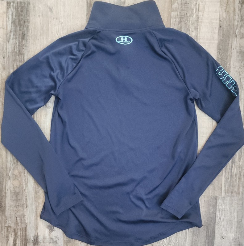 Under Armour HeatGear 1/4 Zip Pullover Navy Youth XL Large Long Sleeve YXL Boys gallery