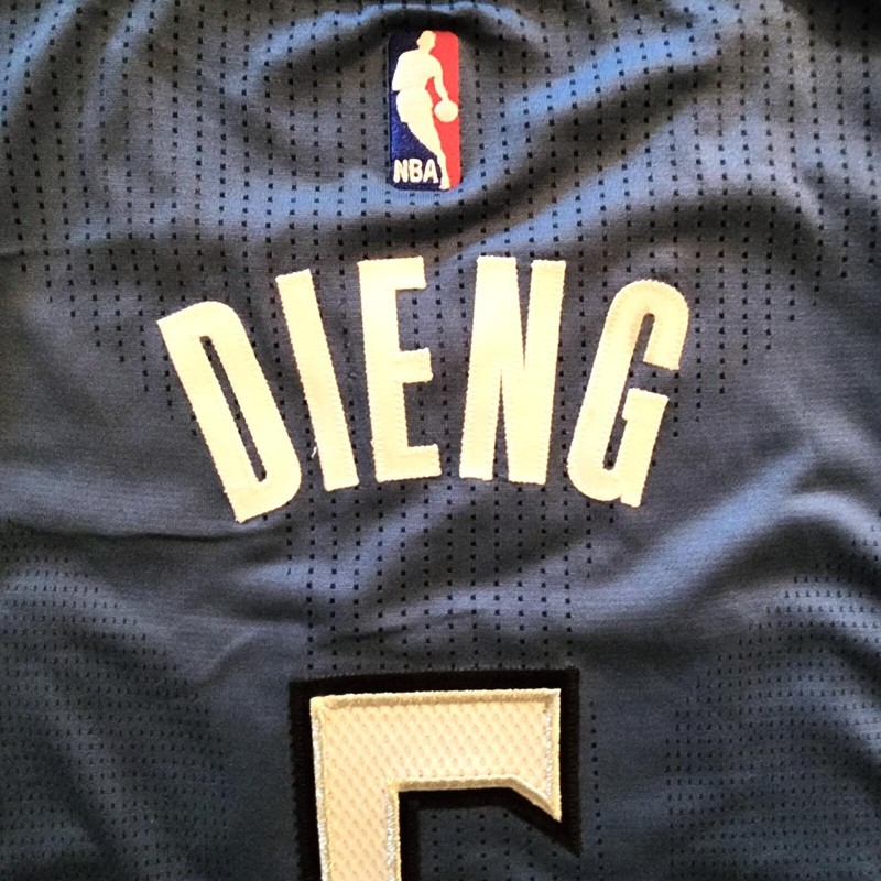 Gorgui Dieng #5 Signed Timberwolves Adidas Jersey XL+2 NBA gallery