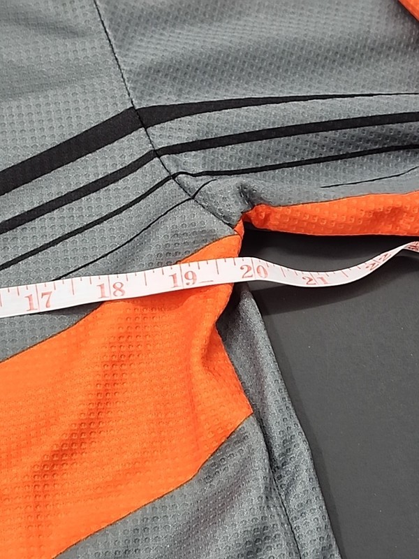 Shift MX Mens Medium Orange Gray Assault BMX Jersey Motocross Long Sleeve gallery