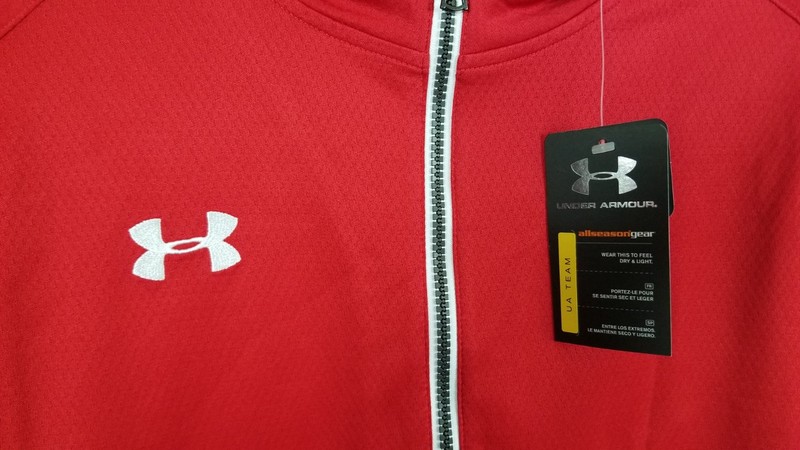 UNDER ARMOUR 1/4 ZIP TOP PULLOVER MENS SHIRT RED NEW 1236923-600 (SIZE 3XL) gallery