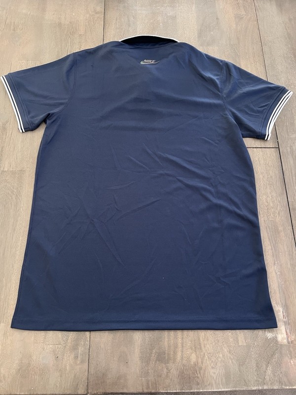 Nike Dri Fit Polo Shirt Men’s 2XL Blue Short Sleeve Swoosh Athletic gallery