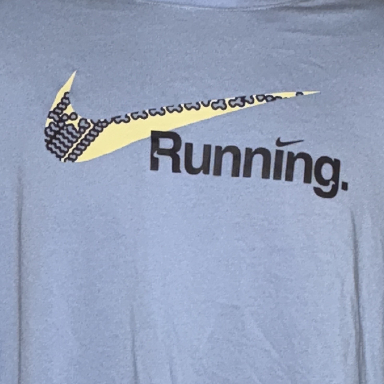 Nike The Nike Tee Dri-FIT Running Graphic Crew Neck Short Sleeve Blue XL gallery