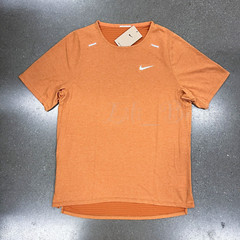 Nike Men’s Dri-Fit Rise 365 Running Training Top Tee CJ5420-815 Monarch Orange M