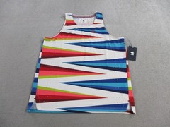 Rabbit Tank Top Mens Small Multicolor Race Pace Performance Running Active NEW