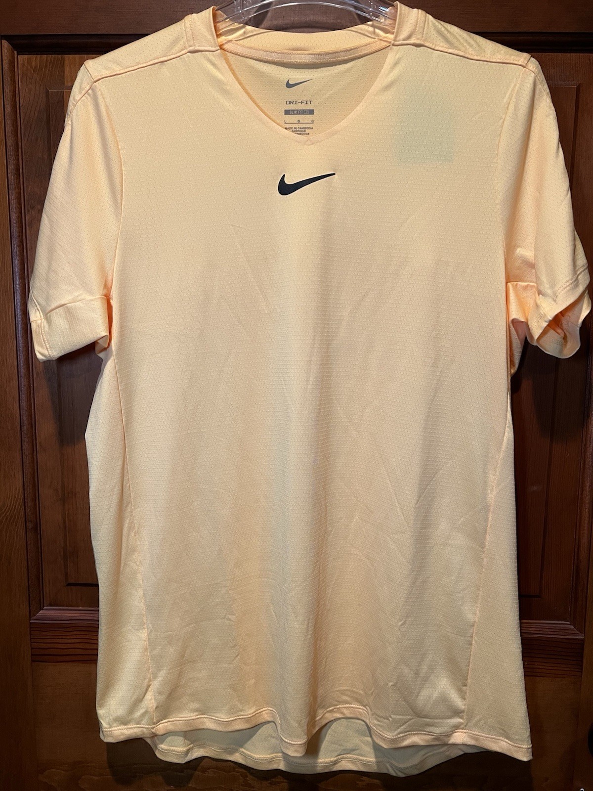 Nike Court Dri-Fit Advantage Tennis Alcaraz DD8317-848 Citron Pulse NWT Size L gallery
