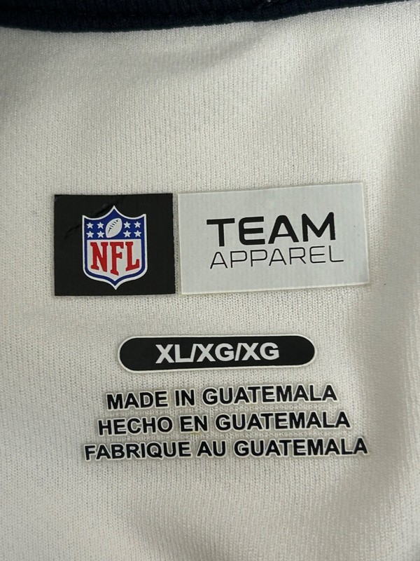 NFL Chicago Bears 1/4 Zip Pullover White Long Sleeve Shirt Size XL NEW Adult gallery