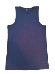 YZY GAP Balenciaga Loose Fit Tank Top Dark Blue Men’s Medium