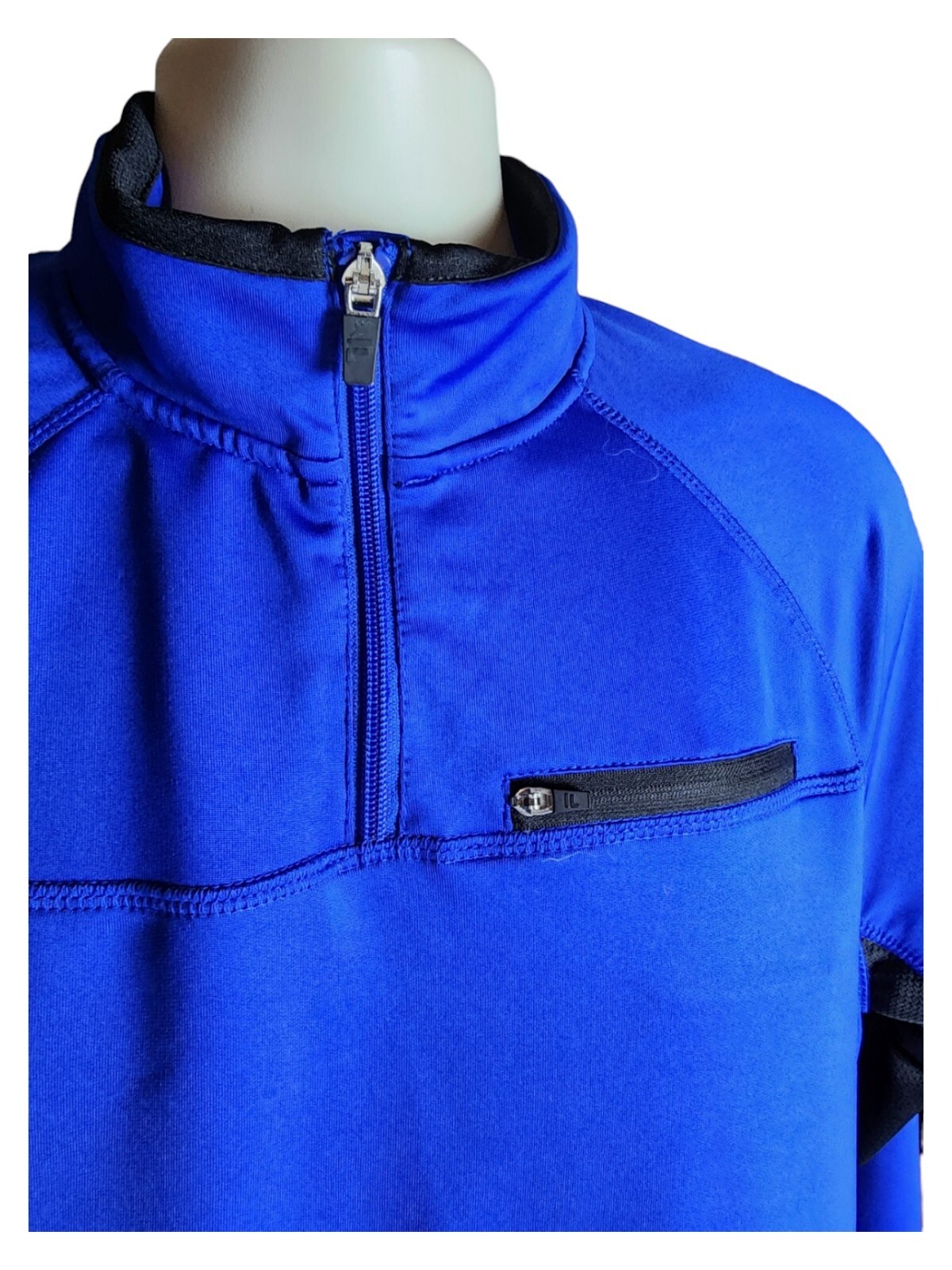 FILA Men’s Medium Blue Full-Zip Athletic Jacket Lightweight Training Top gallery