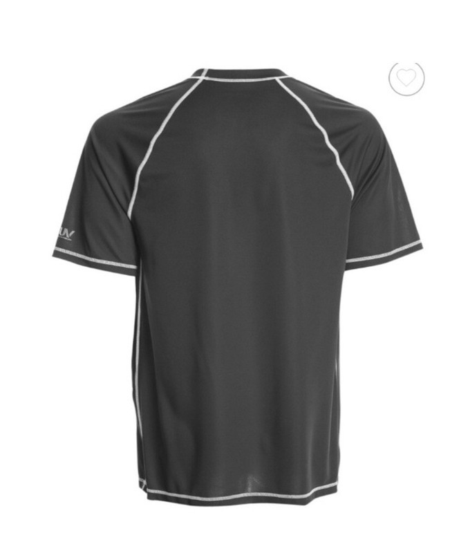 SPEEDO Athletic Shirt UV Protection Black Size Large NWT gallery