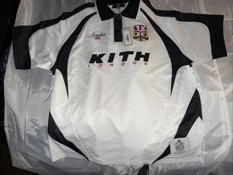NWT - Kith London Polo Soccer Jersey Sports - White Men's Size XL Extra Large gallery