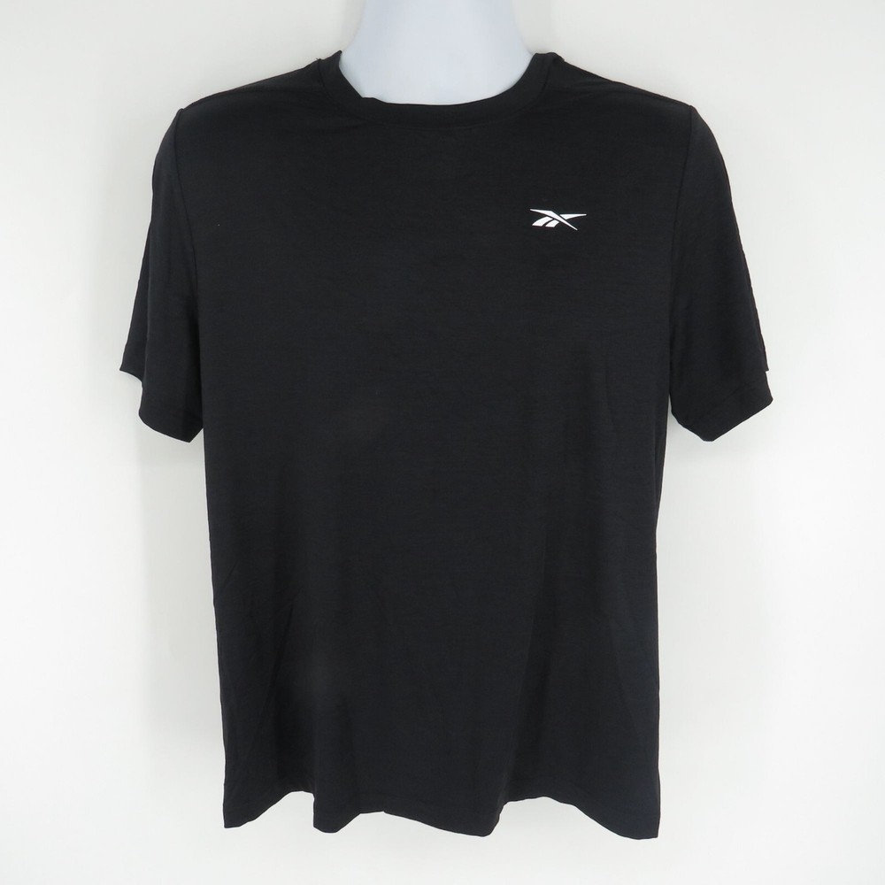 Reebok Men's Speedwick Tech Style Active Black T-Shirt Small NWT