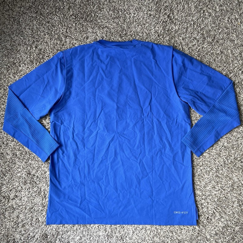 Nike Baseball Lightweight Player Pullover Mens Sz Medium Blue Dri-FIT FD4291-449 gallery