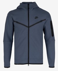 Nike Men NSW Tech Wind-Runner Jacket Blue Jersey GYM Casual Tee Shirt CU4490-491