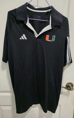 adidas Men’s Tiro 23 Competition Polo Shirt University Of Miami Stylized HK8051