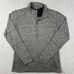 Kuhl Alloy 1/4 Quarter Zip Pullover Sweatshirt Hiking Medium Mens Grey Outdoors