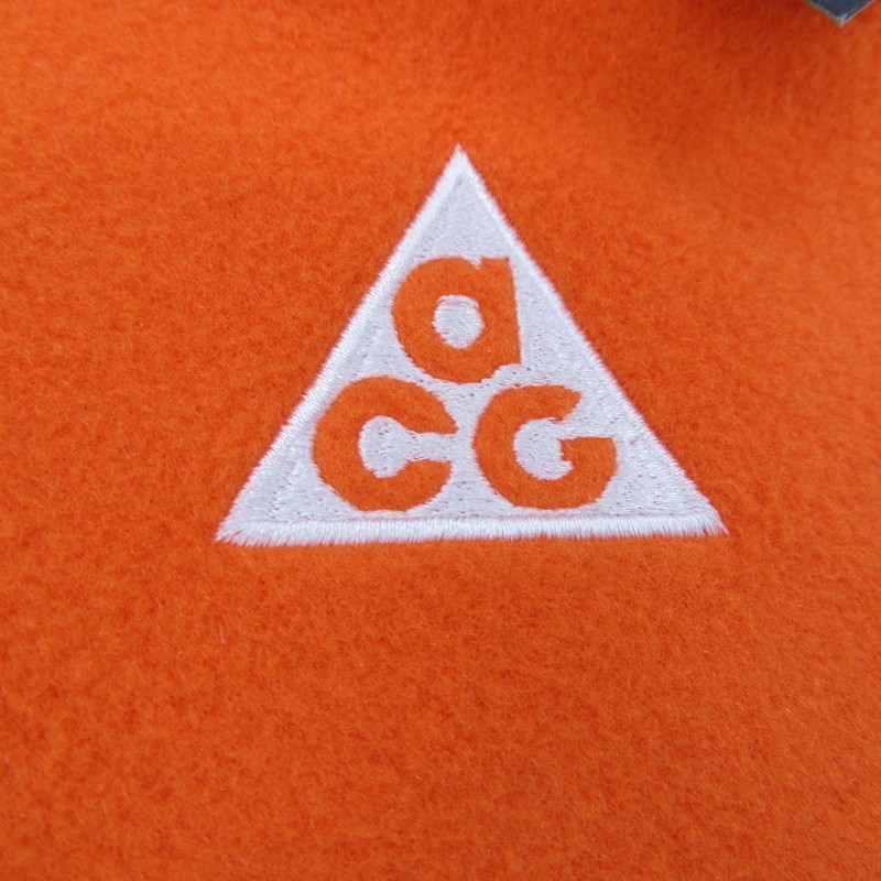 Nike ACG Wolf Tree Thermal Vest Polartec Orange Mens Size Medium NEW HJ2468-819 gallery