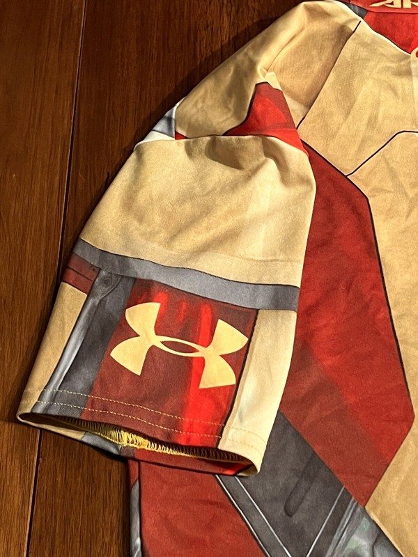 Under Armour 09 Iron Man Heat Gear Compression Top Shirt Jersey Mens Size S gallery